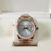 Wholesale 21 Style BPF maker Mens Watch 40mm 228235 228238 Silver Dial Watches Sapphire Glass Rose Gold 2813 Automatic Mechanical Movement Men's Wristwatches