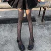 Sexy Socks Women's Stockings High end Letter Black Stockings Spring/Summer Thin Street Fashion Sexy Luxury Black Pantyhose 231122