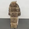 女性の毛皮の毛皮の毛皮のようなクロップドフェイクコートジャケット