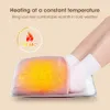 Electric Blanket Winter Foot Heating Pad USB Charging Soft Plush Washable Warmer Heater Improve Sleeping Household Warming Mat 231122