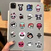 50pcs pack cartoon skull stickers ملصقات فينيل مقاومة للماء للأمتعة ماء زجاجة محمول مخطط لخطاة Scrapbooking Phone Mac Door Wall