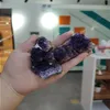 10-70G 30-50mm Amethyst Home Decor Geode Natural Crystal Quartz Stone Wand Point Energy Healing Mineral Stone Rock Qates