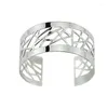 Bangle R030 Fashion Silver Color Hollow Lid Mountry Set Jewelry Women No Lead Nickle