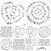 Charms Charms Mix 120pcs Vintage Antique Sier Mini Life Alloy Wiselant DIY Biżuteria Making Drop Reliude Components Jewelry Dhmza Dhmza