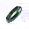 Bangle Jade Bangles Groothandel Hoge kwaliteit Natuurlijke gras Green Green Agaat Grade Smal Strip brede armband sieraden