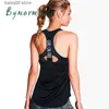 Roupas de ioga Bymermaids sem costura feminina blusa esportiva para fitness camisa de ioga sem mangas regata para academia corrida colete de secagem rápida respirável top curto T230422