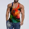 Men's Tank Tops Men's Quick Dry Sports Athletic Gym Bodybuilding Fitness Sleeveless Shirts For Beach Running Men Long Sleeve