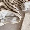 T-shirt Halilo Ragazzi Magliette a maniche lunghe Cotone a righe Primavera Autunno Bambini Top Tees Casual Todler Abbigliamento 230422
