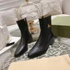 Bottines en cuir de vache pour femmes, bottines courtes Martin en cuir véritable avec fermeture éclair, mode automne hiver 2023