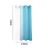 Curtain 60 Curtains Length Faux Light Filtering Semi Sheer Gradient Window Lavender Shower For Bathroom