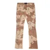 Men s jeans 2023 camo lastbyxor stor storlek 3xl raka byxor kamouflage tryckfickor streetwear bottnar 231122