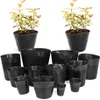 Çiziciler Potlar 20-300 PCS 15 Boyutlar Plastik Büyüyen Kreş Potu Ev Bahçesi Dikim Çantaları Sebze Çiçekler için Bitki Konteyneri STA252R