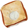 Kat kostuums Winter Toast Brood Cover Kindhoeden voor kinderen Grappig Halloween Pluche en Pp Katoen Trendy