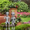 Weltraum Alien Statue Baby Rahmen Statuen Home Interior Und Outdoor Dekorationen Jardineria Decoracions Garten Accessories204V