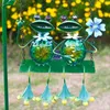 Garden Decorations Outdoor Decor Solar Light Frog Swing Decoration Decorative Stake With Welcome Sign for Patio Landscape 230422