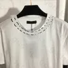 Camicia casual con stampa di lettere Maglietta a maniche corte di marca di marca da donna Felpa Camicia sportiva semplice girocollo