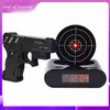 S ELEKTRONIK DESKLATG Digital Gun Alarm Clock Gadget Mål Laser Shoot för barns väckarklocka Tabell Awakening 211111255N