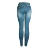 Jeans pour femmes 2023 Spring Fashion Slim et Tall Denim Crayon Pantalon Femme Gros Designer de marque