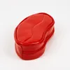 Kosmetiska väskor toalettartiklar patent läder för kvinnor vattentäta hudvårdsprodukter förvaring dragkedja makeup rese bärbar
