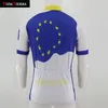 Vidatierra 2019 Man Cycling Jersey White Blue European Europe Europe Team EU Classic 의류 착용 리더 명예 Custom Cool Outdoo254c