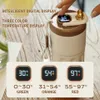 Water Bottles 420ml Intelligent Bottle for Coffee LED Temperature Display Cup 316 Stainless Steel Drum Camping Christmas Gift 231121