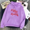 Felpa con cappuccio da uomo Spaccate Spaccature Plus Uomini con cappuccio rosa vintage Lettera di streetwear Pullover Mens Clothin