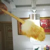Venda Flash Espanador de lã de lâmpada pura alça de faia espanadores de limpeza doméstica ferramenta de limpeza espanador de penas atacado e shi grátis vhxl