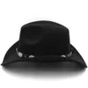 Chapéus de aba larga balde 3 tamanhos parentchild homens homens crianças cowboy ocidental panamá sunhats fedora caps trilby jazz sombro viajaty party 2304421