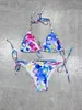 Designer Sexig bikini Set för kvinnor Bandage baddräkt Twopieces Crop Top badkläder thong baddräkt med hög midja strandkläder #066