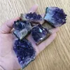 10-70g 30-50mm Amethist Home Decor Geode Natuurlijke Kristal Kwarts Stenen Wand Punt Energie Healing minerale Steen Rock Otmfi