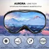 Ski Goggles Maxjuli Googles UV Ochrona przeciw mgle śnieg dla mężczyzn Młodzież M1 231122