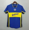 84 95 96 97 98 Boca Juniors Maglie da calcio retrò Maradona ROMAN Caniggia RIQUELME 1997 2002 PALERMO Maglia da calcio Vintage Camiseta de Futbol 99 00 01 02 03 04 05 06 1981