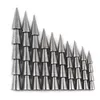 50pcs Torba Reaksiyonu mücadele tırnak ağırlıkları 0 3g - 3 1g tungsten platinler tuhaf yumuşak solucan balıkçılık aksesuarları çeşitli boyutlarda279u