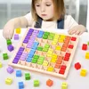 Learning Toys Montessori Educational Wooden For Children Baby 99 Multiplication Table Preschool Math Arithmetic Teaching Aids Gift 231122
