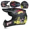 Caschi moto Dirt Bike Capacete De Moto Casco W/Free 3 Gift Casco integrale professionale Racing ATV Cross DH