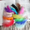 パーティーデコレーションナチュラルフリル4-6インチ10-15cm trkiye malabu featherフリルふわふわのウェディングドレスdiyジュエリーアクセサリーフェザー231122