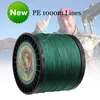 Daoud 4 Stränge 1000 m PE geflochtene Angelschnur 8–140 lb Multifilament-Angelschnur für Karpfenangeln 8 lb 10 lb 30 lb 50 lb 100 lb 120 lb2238