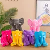 Animales de Peluche Kid Elephant Plushie 60 cm graues weiches Spielzeug Elefant Puppen Komfort Spielzeug Weihnachtsgeschenke Hy Wy Doll Baby Stuff Plüsch Tier