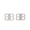 Biżuteria BB kolczyki 2023 Blask Diamond Double B Kolczyki