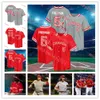 Jared Young 2023 WBC Canada Baseball JerseyDasan Brown Jacob Robson Owen Caissie 23 Denzel Clarke 27 Tyler O'Neill 63 Andrew Albers Maillots cousus sur mesure pour jeunes hommes