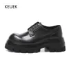 Geklede schoenen Luxe design Heren Derby Echt leer Dikke zool High-end Jeugd Bruiloft Kantoor Zakelijk 2C