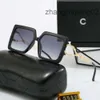 GG CC Channel Solglasögon Cykel Lyxig Fashion Mens Diamond Square Sunshade Crystal Shape Full Package Glasses 5
