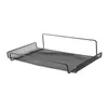 Hooks 3363 Router Shelf TV Set-Top Box Wall Mounted Hanging Metal Storage Non-Perforated Wireless Wifi