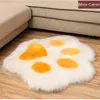 Tapete bonito gato pata urso pé almofada animal pegada forma macio tapete de pelúcia casa sofá mesa quarto tapete decorativo 231122