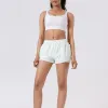 Sport-Shorts für Damen, große Taille, hohe Taille, Sommer, dünn, Yoga, Fitness, Hotpants, schnell trocknend, zum Laufen, lässig, Trainingsshorts BJ