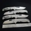 Andrew Demko AD20.5 Folding Knife 3" CPM-3V Shark Foot Blade Textured Titanium Handles Outdoor Survival hunting Camping Pocket Knives EDC Tools