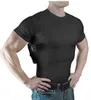 T-shirty męskie T-shirt krótkie koszulki z krótkim rękawem Summer Hunting Sing Muti-Pockets Underhirt Pistolet Niewidzialny O Neck Slim Tees 5xl 230421