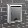 Garden Decorations Box Wall Suggestion Drop Mailbox Locking Mail Lockmounted Boxes Donation Metal Mount Hanging Letter Post Ballot262J