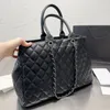 Designer Femmes Matelassé Grande Chaîne Sac Fourre-tout France Marque De Luxe En Cuir De Vachette Sacs À Bandoulière Dame Or Argent Tissage Chaînes Sangle Shopping Sac À Main 38 cm