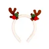 クリスマスのぬいぐるみヘアバンドヘアピンヘッドバンド鹿キラキラヘッドウェアクリスマスギフトパーティー装飾ドロップ配達DH1JF